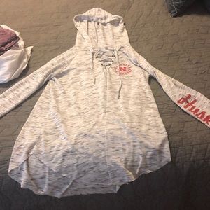 Hooded long sleeve Husker Shirt